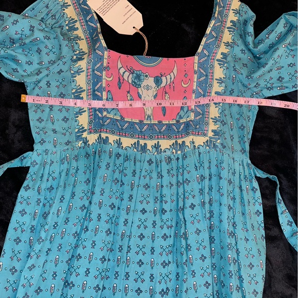 NWT HOUSE OF SKYE AUSTRALIA GOLD DUST WILD WEST MAXIDRESS - Picture 6 of 8